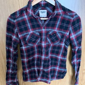 TNA Flannel Plaid Top